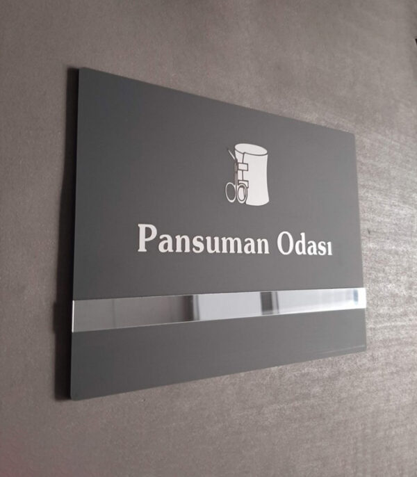 Pansuman Odasi Kapi Isimligi - Kapı İsimliği